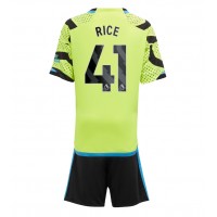 Arsenal Declan Rice #41 Auswärts Trikotsatz Kinder 2023-24 Kurzarm (+ Kurze Hosen)